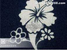牛仔拔白浆印花